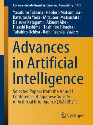 cover image of Advances in Artificial Intelligence